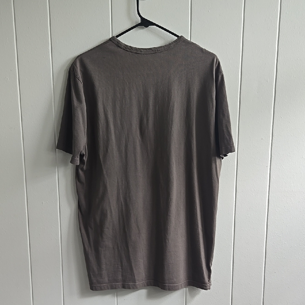 Vince Garment Dye Short Sleeve T-Shirt, Dark Olive - Picture 3 of 10